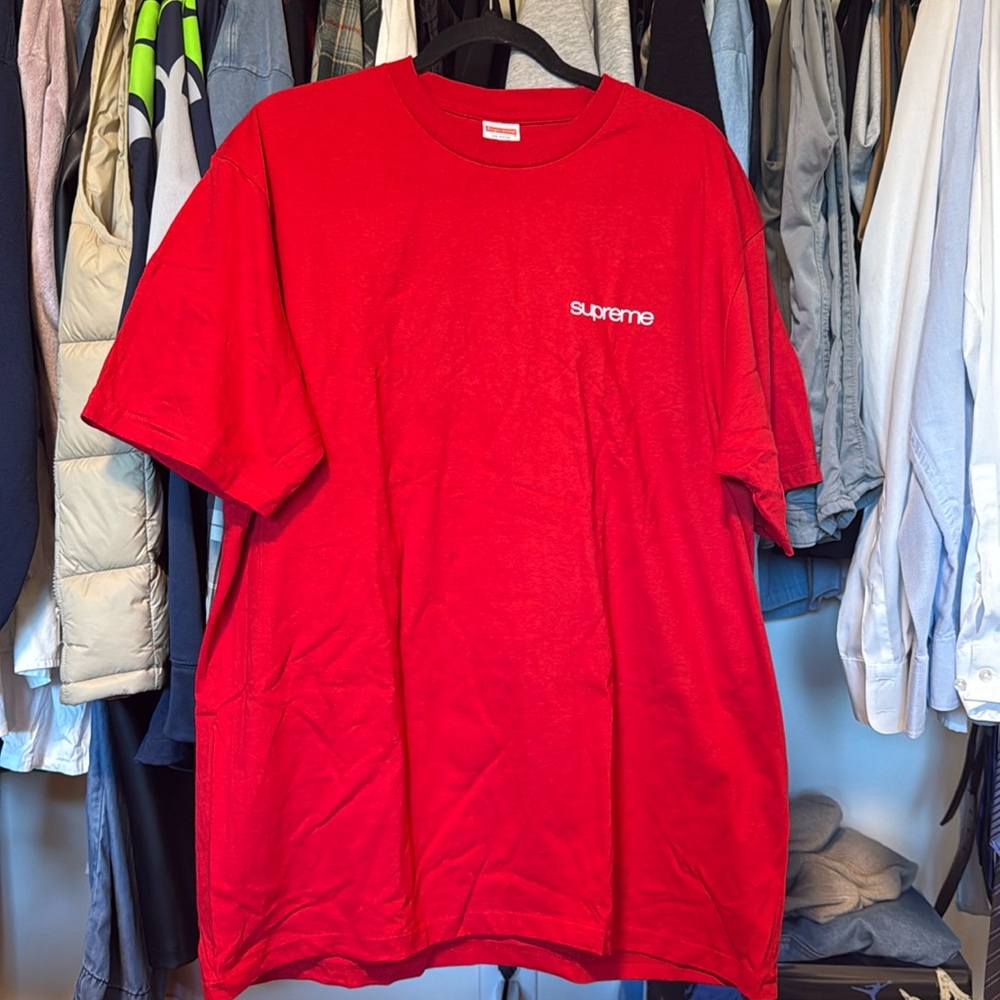 Large, Red Supreme T-shirt